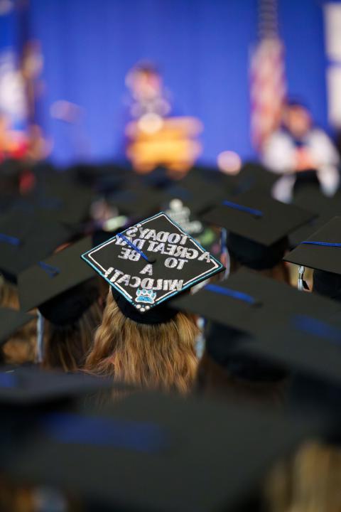 Grad Cap at Commencement