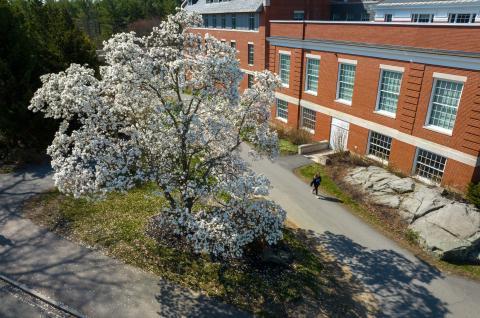 Aerial view of UNH campus